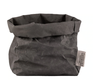 Uashmama Grey Paper Bag Medium