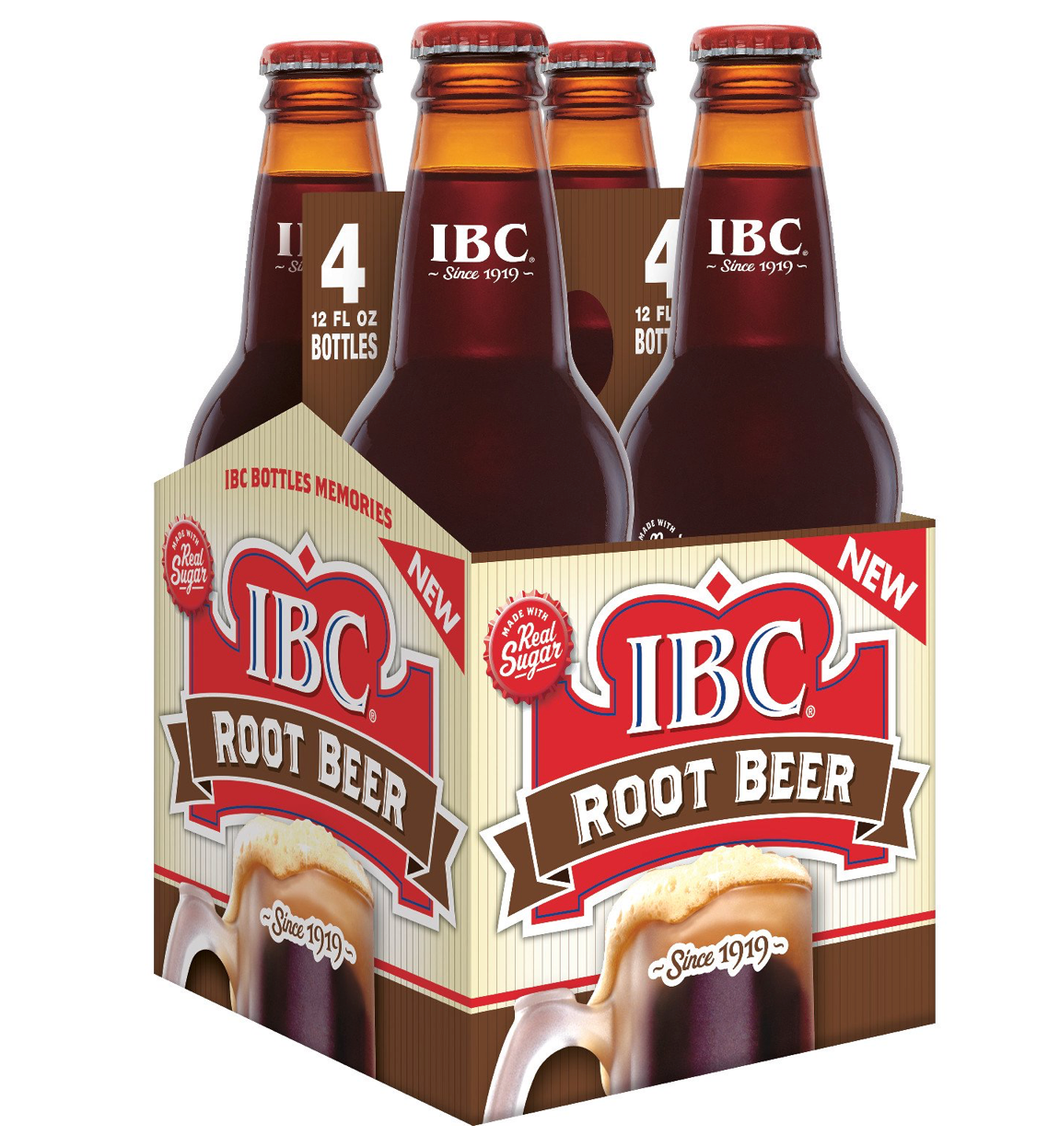 IBC Root Beer Bottles x 4 pack