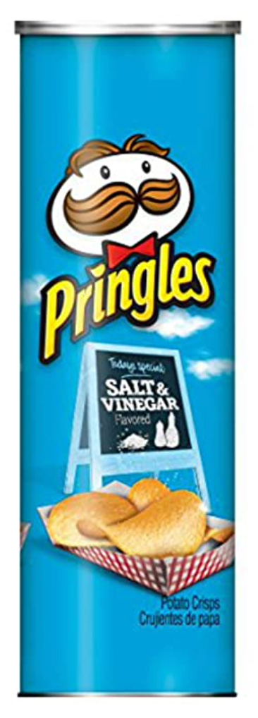 Pringles Salt & Vinegar Potato Crisps x 5.5 oz.