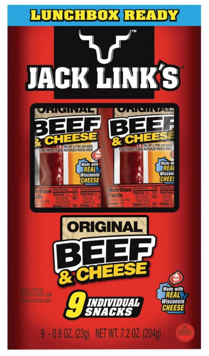 Jack Link's Original Beef & Cheese, .08oz x 9ct