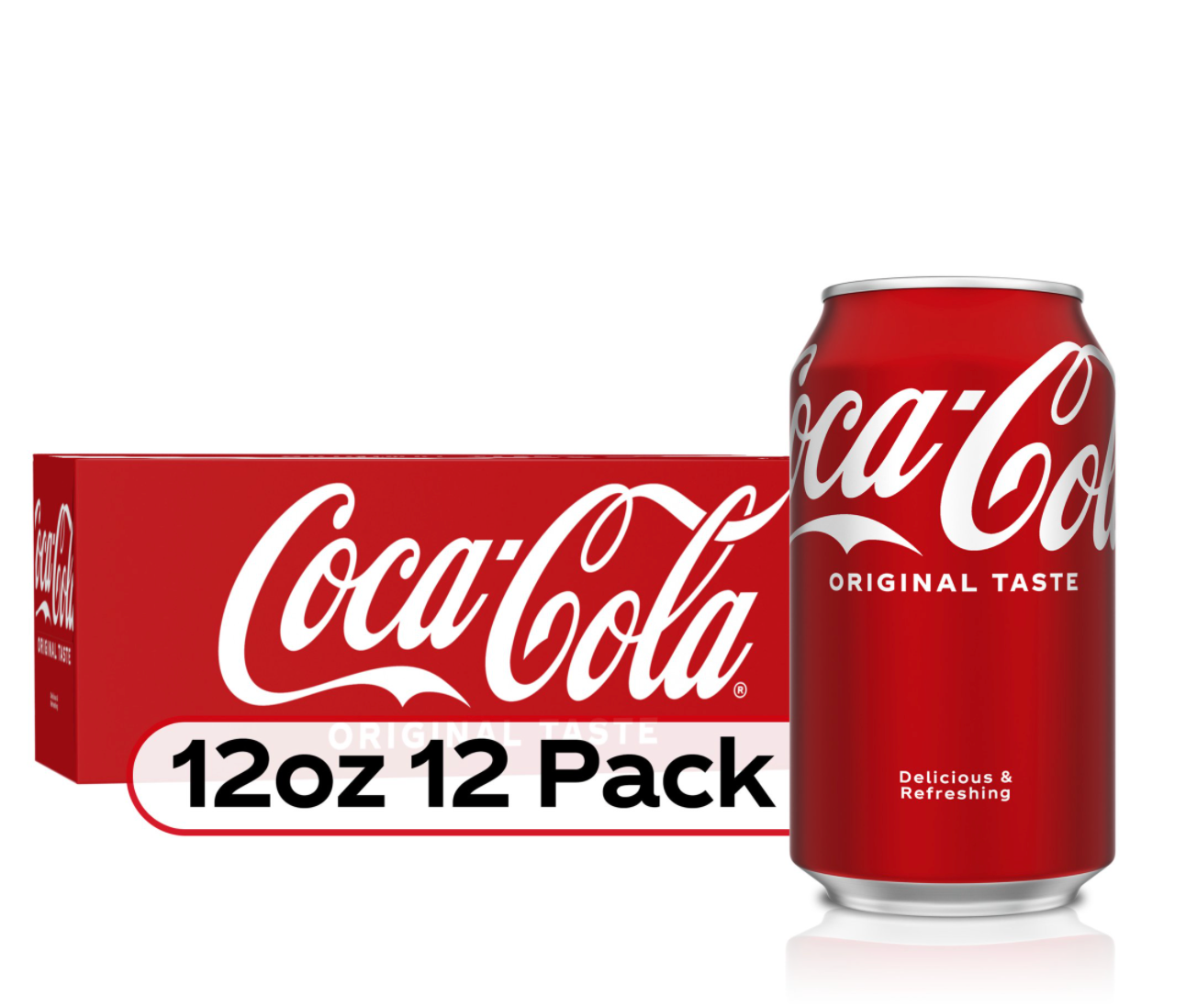 Coca Cola Soda Soft Drink  12 fl Oz x 12 ct