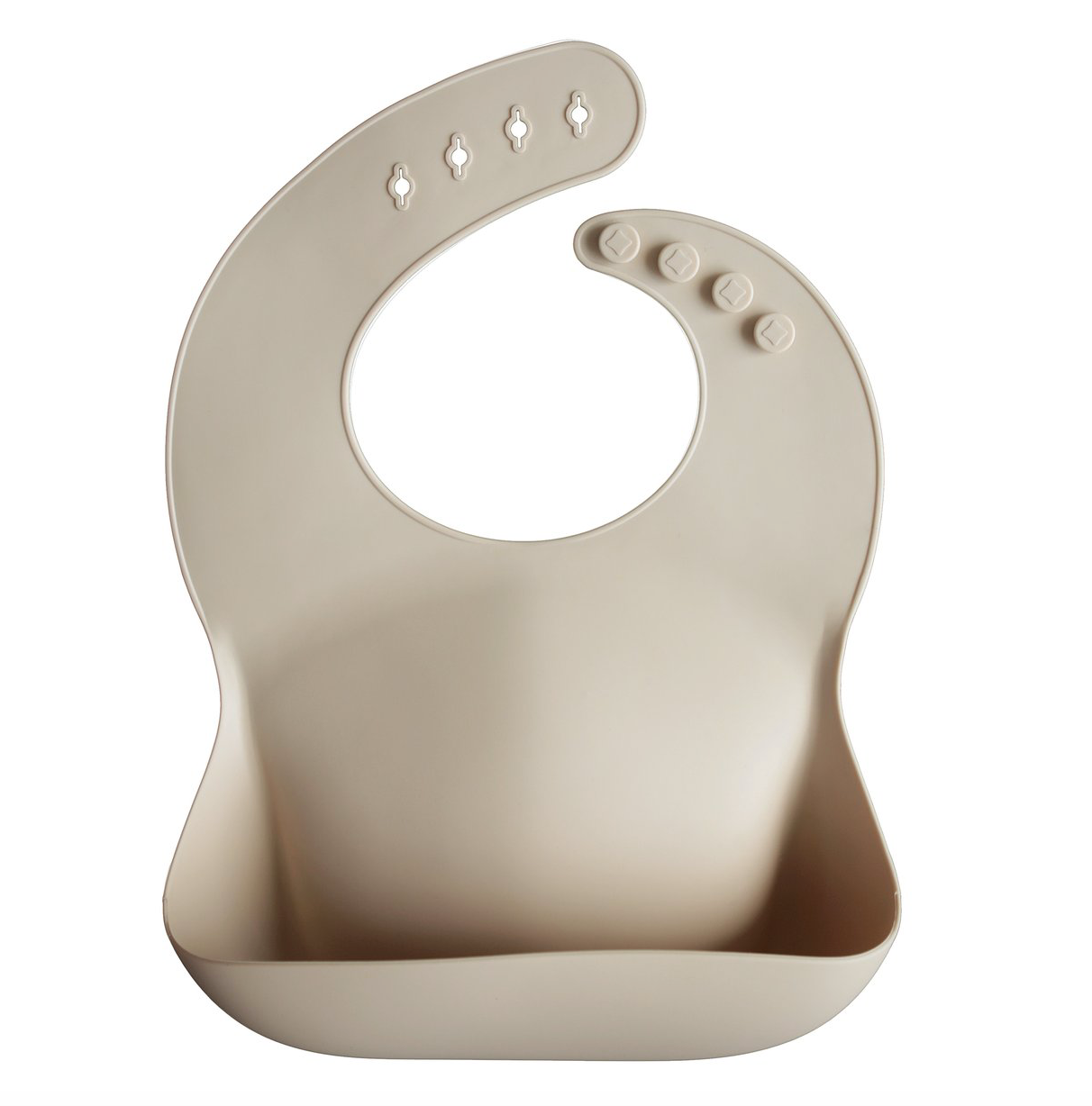 Silicone Baby Bib, Shifting Sand