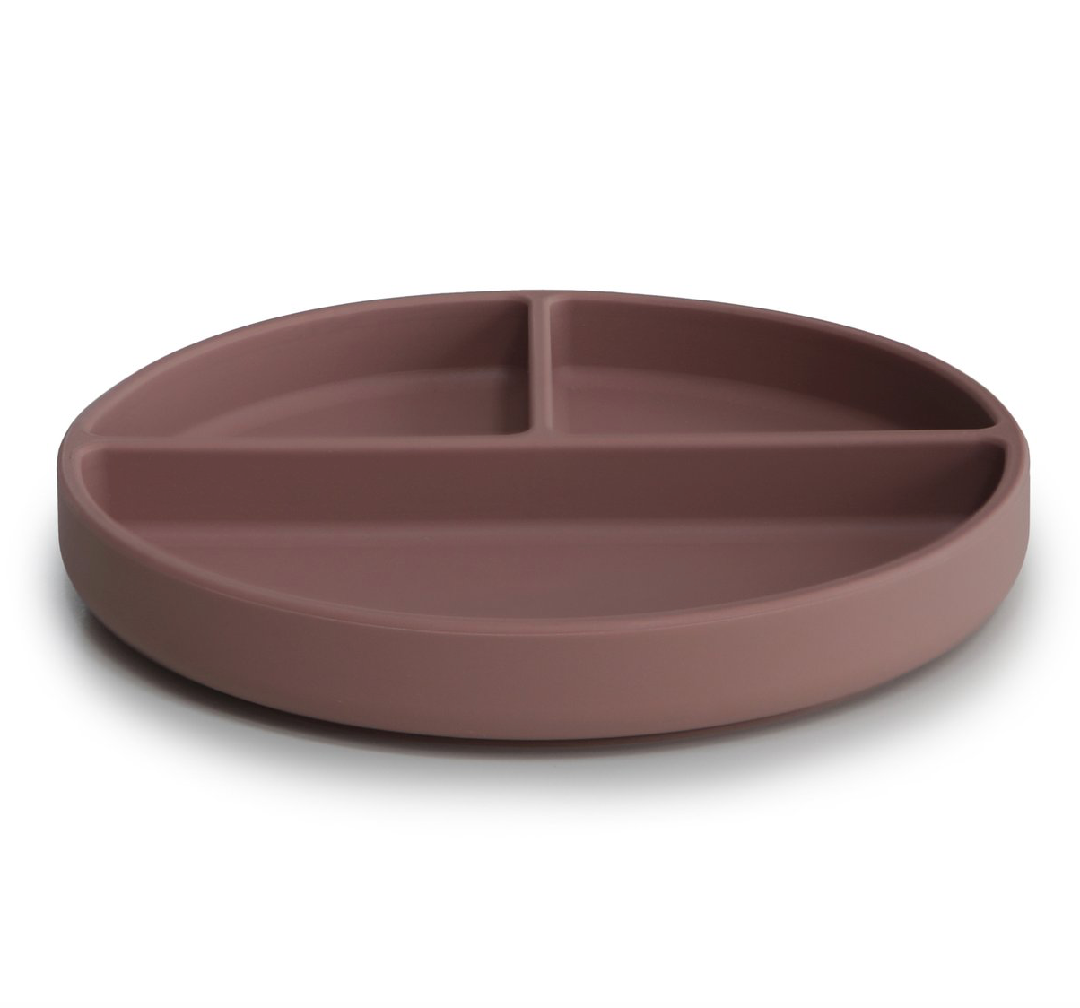 Silicone Suction Plate, Cloudy Mauve