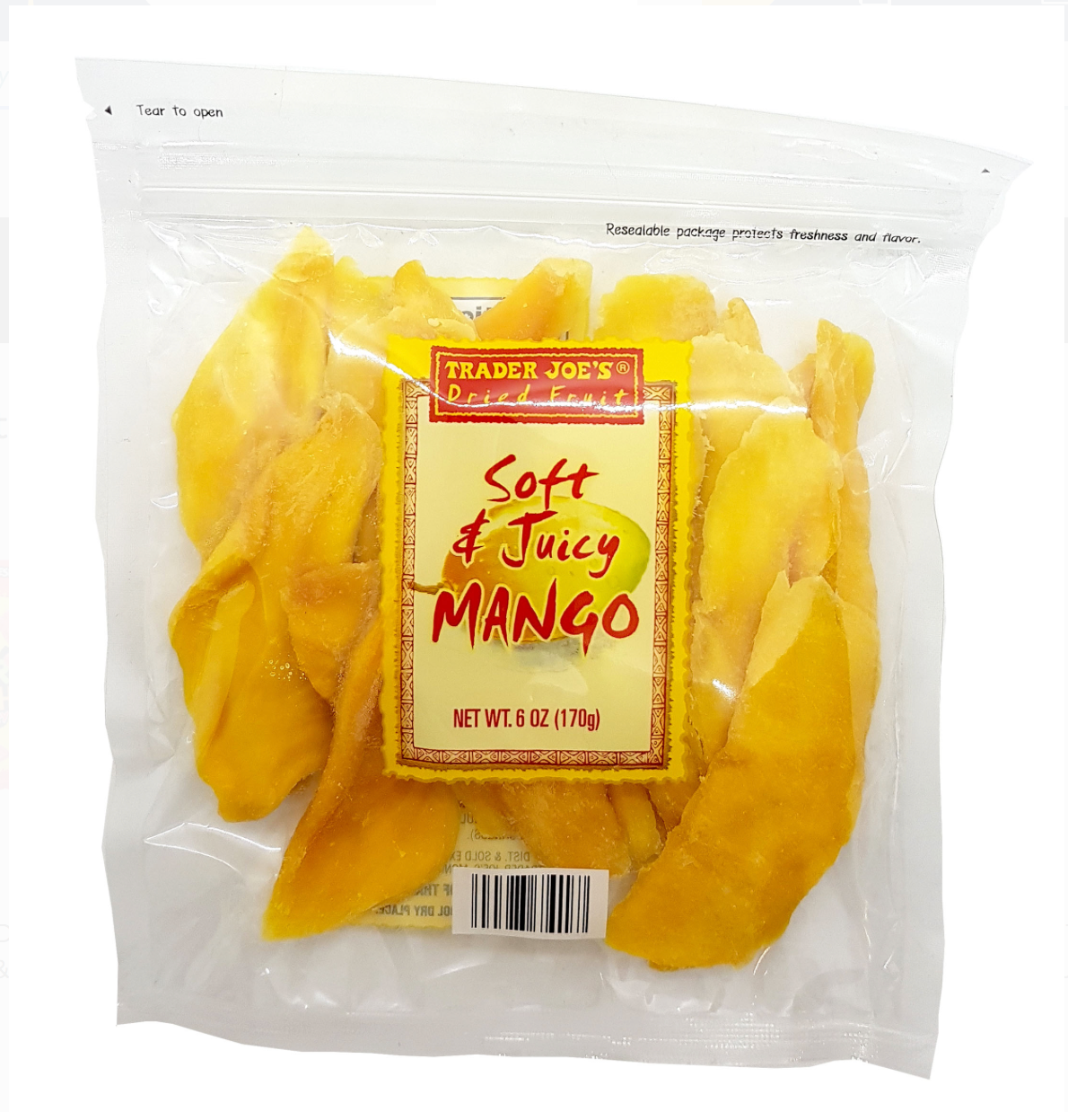 Trader Joe's Soft & Juicy Dried Mango x 6oz