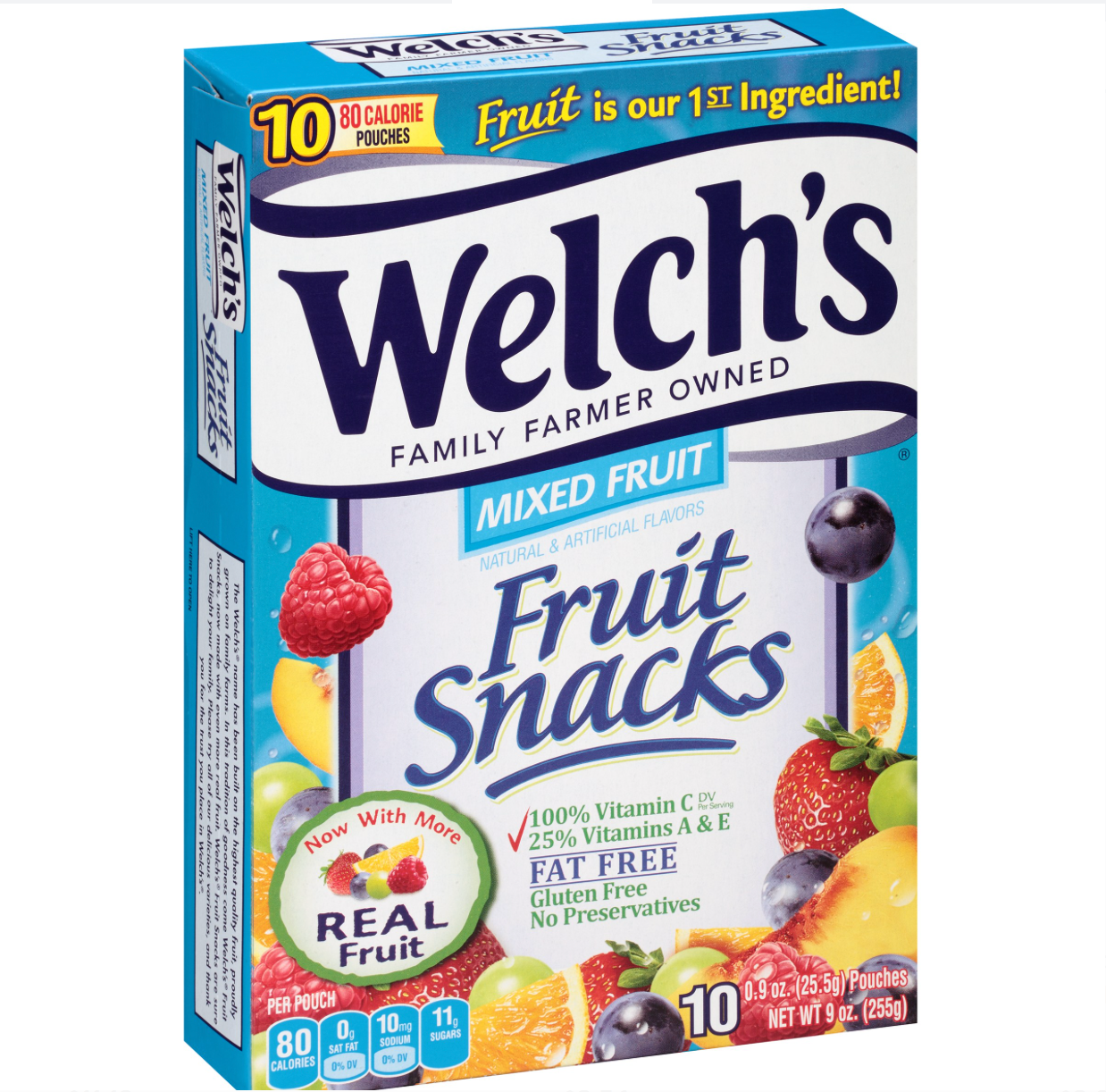 Welch's Mixed Fruit Snack Pouches x 10ct