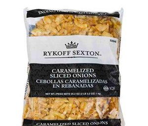 Rykoff Sexton Sliced Cooked Frozen Caramelized Onion x 2.2lb