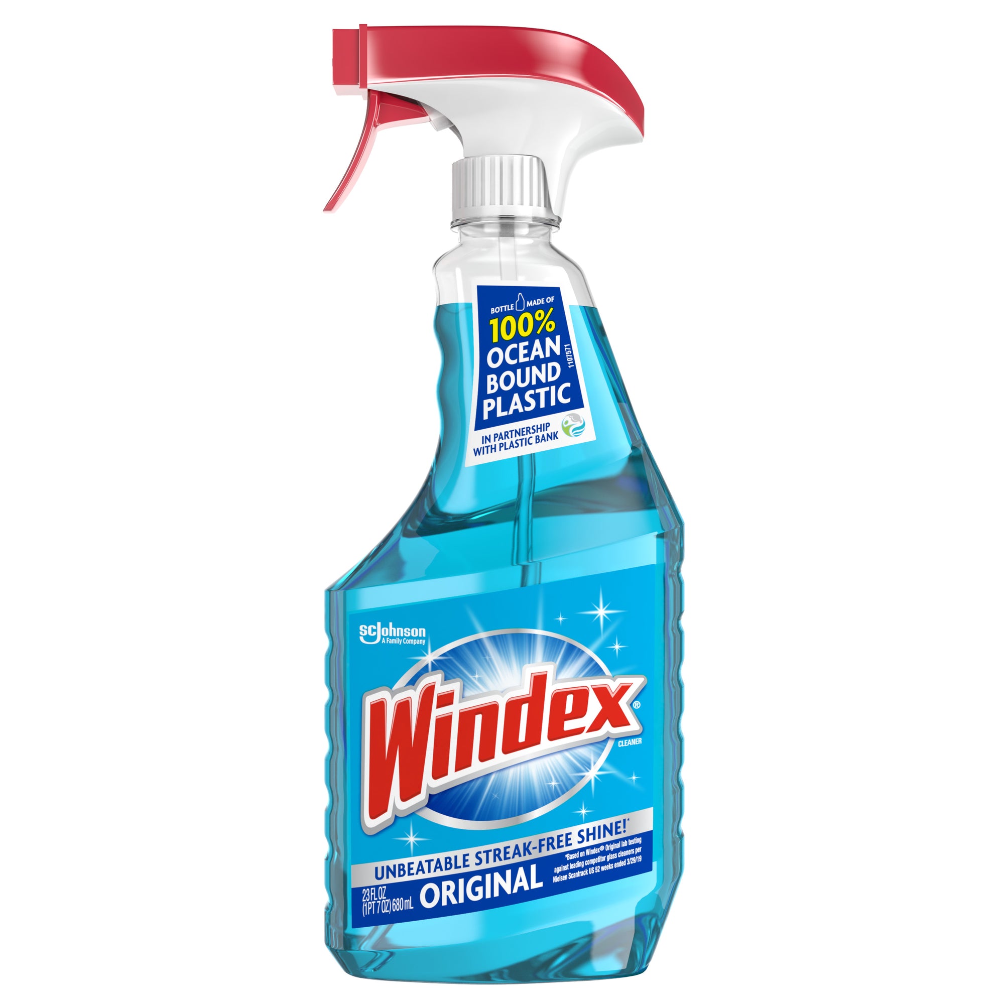 Windex Glass Cleaner Spray, Original Blue x 23oz